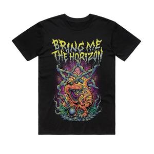 Bring Me The Horizon: Bring Me The Horizon - Smoking Dinosaur - Black T-shirt
