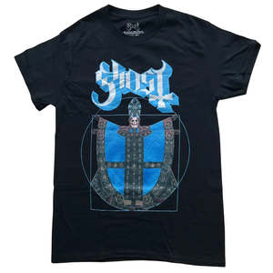 Ghost - Vitruvian - Black Vintage T-shirt