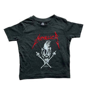 Kids Band T Shirts: Metallica - Scary Guy - Toddler Grey T-Shirt