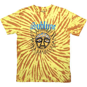 Sublime - Sun Face Orange Dip Dye T-Shirt