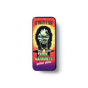 Metal T Shirts: Kirk Hammett - The Monster Is Loose - Guitar Pick Tin Set (FINAL RUN)