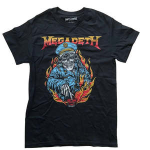 Megadeth - Vic Flames - Black T-shirt (FINAL RUN)