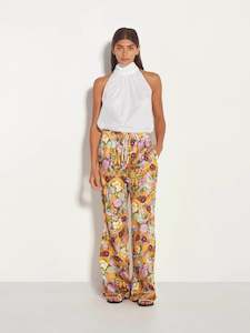 Ladies Pants: Juliette Hogan Pia Pant Tiigerlily Twill Tropicana