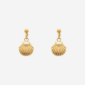 Jewellery: Gallivant Jewellery Shell Drop Earrings