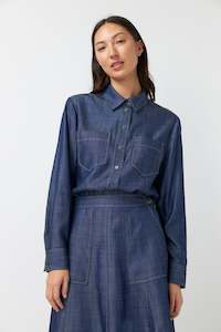 Kate Sylvester: Sylvester Traveller Shirt Chambray