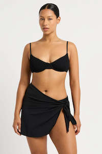 Bound By Bond Eye Swimwear: Bond-Eye Jinx Sarong Black