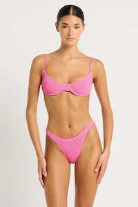 Bound By Bond Eye Swimwear: Bond-Eye Gracie Balconette Top Candy Pink