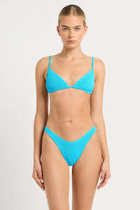 Bound By Bond Eye Swimwear: Bond-Eye Luana Tri Top Cyan