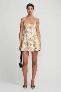 Hansen Gretel: Hansen & Gretel Lucy Mini Dress Gold Nectar