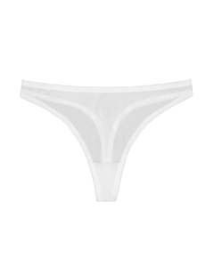Dear Dylan Recycled Mesh Thong Ivory