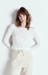 American Vintage: American Vintage Gamipy LS Tee White