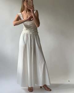 Dominique Healy Zelda Skirt Ivory