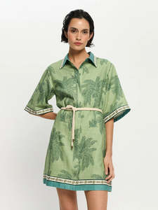 Kivari Alani Mini Shirt Dress