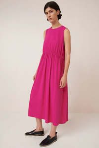 Sale: Kowtow Light Curve Dress Magenta