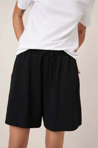 Sale: Kowtow Drawcord Shorts Black