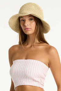 Sea Level Swimwear: Sea Level Cali Beach Hat Natural