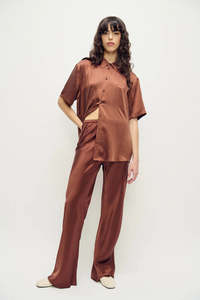 Silk Laundry: Silk Laundry  Bias Cut Pant Root
