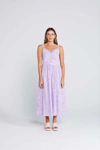 Thing Thing Sweet Daisy Dress Violet Daisy