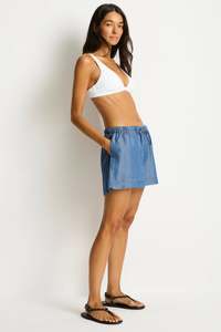 Sea Level Swimwear: Sea Level Denim Surf Boxer Short