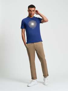 Sale: Ben Sherman Sound Wave Record Tee Persian Blue