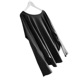 All: Long sleeve reversible tee black