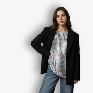 All: TWO DAUGHTERS ROUND NECK SS CIRCULAR TSHIRT STRIPE