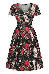 Lady Vintage: Romantic Floral Lyra Dress