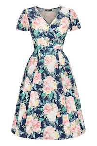 Lady Vintage: Spring Floral Lyra Dress