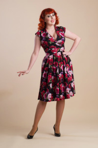 Red Roses Eva Dress size 10 only