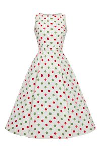 Holly Polka Hepburn Dress