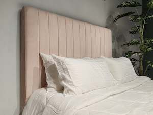 Products: Helvia Queen Headboard - Pink Velvet