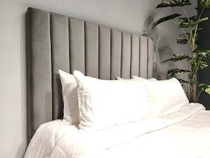 Products: Victor Queen Headboard - Steel Grey Velvet