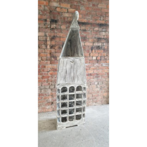 Dining: BAR CABINET (Teak Wood - Boat Shaped)