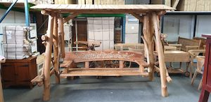 Outdoor Furniture: Outdoor Full size solid swing