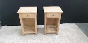 Bedside Cabinet: Bedside Table (Set) - Mindi Wood