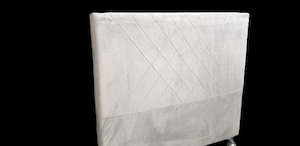 Items On Sale: Wilson Double Headboard - Grey Velvet - CLEARANCE PRICE