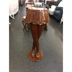 Miscellaneous: ANTIQUE IMITATION PLANT STAND (Mahogany)