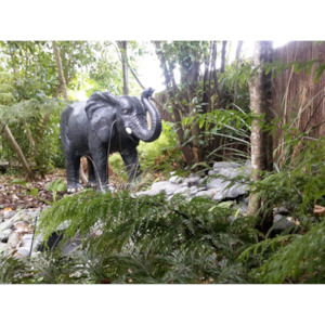 ELEPHANT WATER FEATURE STATUE (FIBER CEMENT 150CMS)