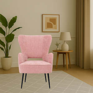 Arm Chair - Pink Fabric