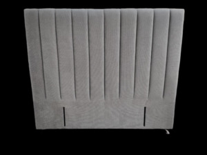 Dream Zone: Victor Headboard - Queen Size - Light Grey Warwick Fabric - NEW ARRIVAL