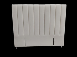 Victor Headboard - Queen Size - Ivory Warwick Fabric - NEW ARRIVAL