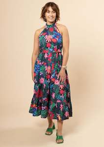 Sale: Portia Halterneck Dress - Wilderness