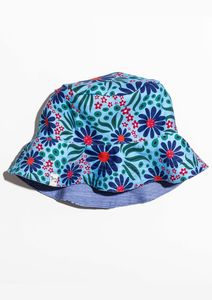 Bucket Hat - Meadow / Thin Pin Blue