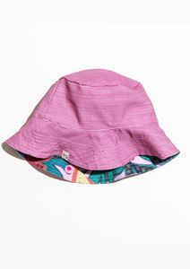 Accessories: Bucket Hat - Wilderness Pink / Thin Pin Bubblegum
