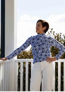 Roller Turtleneck - Bloom Blue Lighter Weight