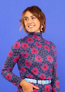 Roller Turtleneck - Mosaic Lighter Weight