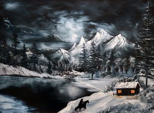 Digital Downloads: Redemptive Snowscape – High-resolution PDF – Two Ruru