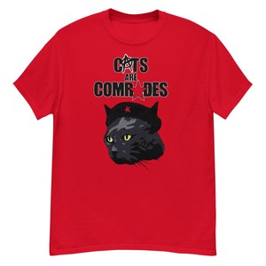 Products: Cats are Comrades – Unisex classic tee – Two Ruru