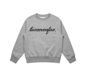 Kids/Youth Grey Script Crew