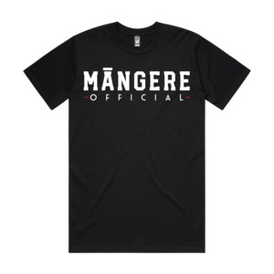 Children Collection: Kids Black Māngere Official T-Shirt